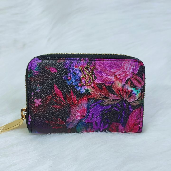 Cartera Billetera Floral Victorias Secret 