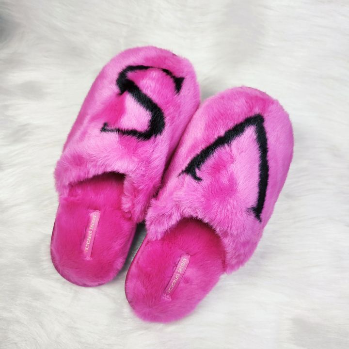 Pantuflas Fucsia Victorias Secret S